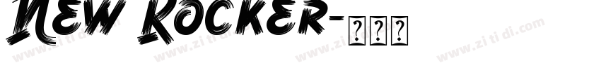 New Rocker字体转换